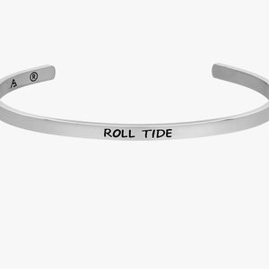 Alabama roll tide stainless steel cuff bracelet bangle